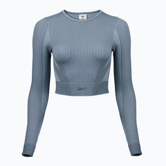 Obrázek produktu Dámské fitness tričko longsleeve Reebok RBK Lab Seamless Crop upgrade blue