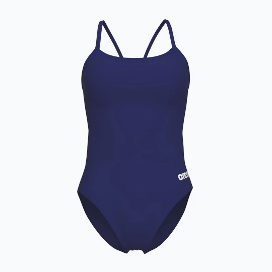 Obrázek produktu Dámské jednodílné plavky arena Lace Back Solid navy / white Námořnická modř