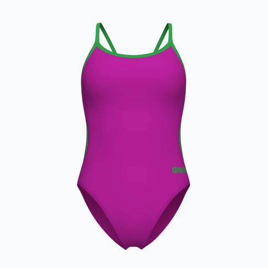 Obrázek produktu Dámské jednodílné plavky Arena Lace Back Solid very fuchsia / team green Růžová