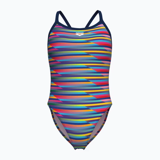 Obrázek produktu Dámské jednodílné plavky arena Racing Stripe Xcriss Cross navy multi / navy Barevné