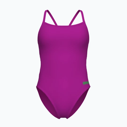 Obrázek produktu Dámské jednodílné plavky Arena Team Swimsuit Challenge Solid very fuchsia / team green Růžová