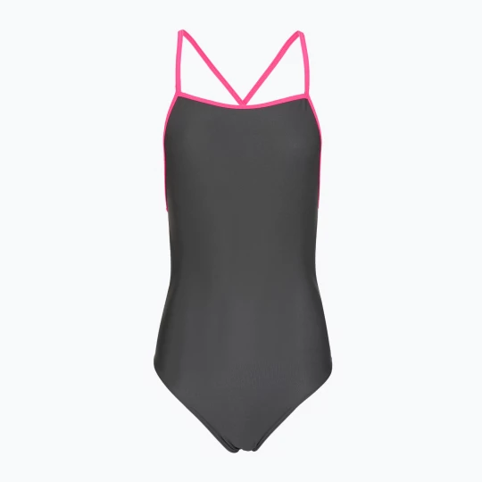 Obrázek produktu Dámské jednodílné plavky Clap Jednowarstwowy Wiązany grey pink