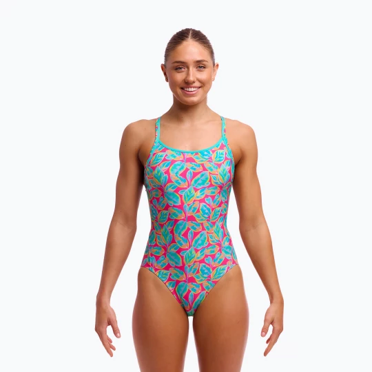 Obrázek produktu Dámské jednodílné plavky Funkita Diamond Back Planted Pink