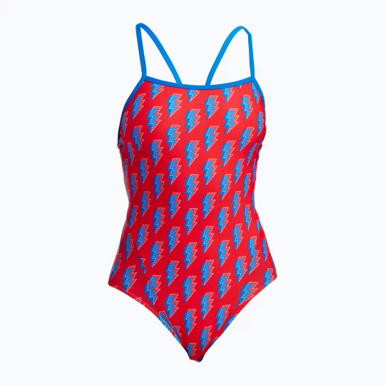 Obrázek produktu Dámské jednodílné plavky Funkita Single Strap One Piece hot volt Červená
