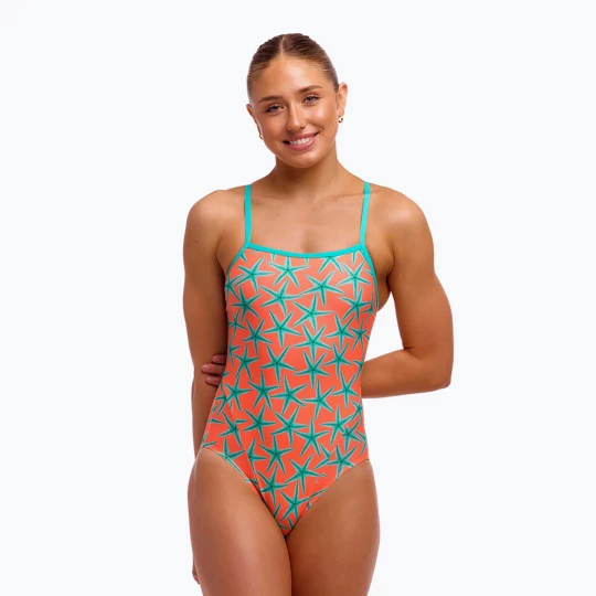 Obrázek produktu Dámské jednodílné plavky Funkita Single Strap One Piece stars below oranžová