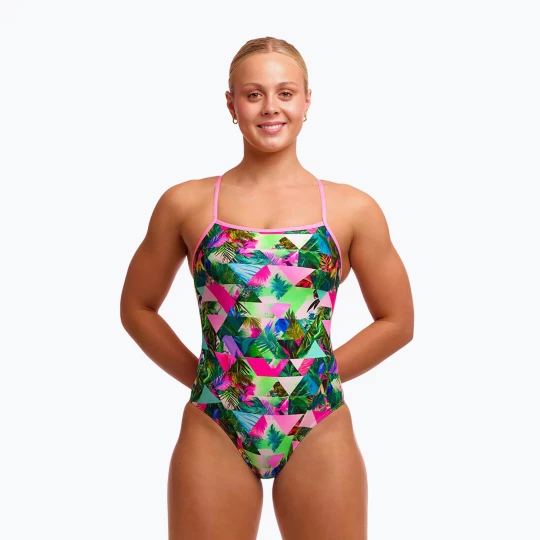 Obrázek produktu Dámské jednodílné plavky Funkita Single Strap One piece sub lime