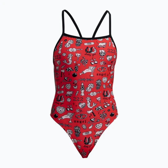 Obrázek produktu Dámské jednodílné plavky Funkita Single Strength One Piece scribbles Barevné