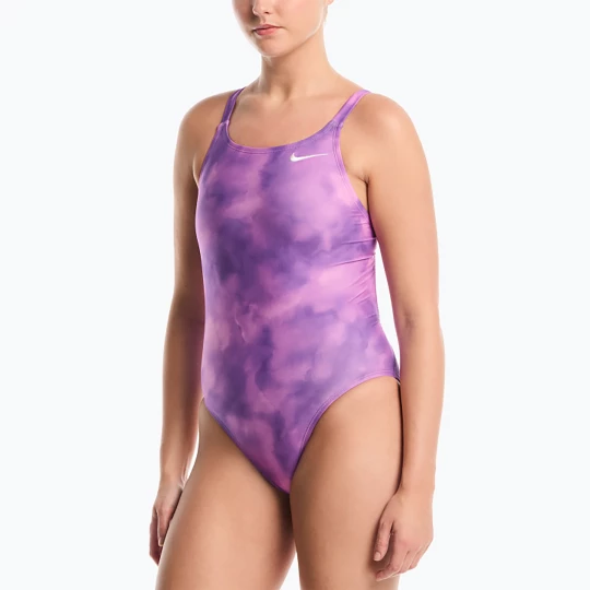 Obrázek produktu Dámské jednodílné plavky Nike Hydrastrong Multi Pr light magenta fialová