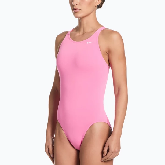 Obrázek produktu Dámské jednodílné plavky Nike Hydrastrong Solid pink glow