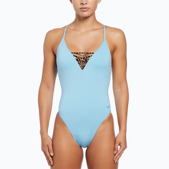 Obrázek produktu Dámské jednodílné plavky Nike Sneakerkini 2.0 Croccback aquarius blue / scuba blue