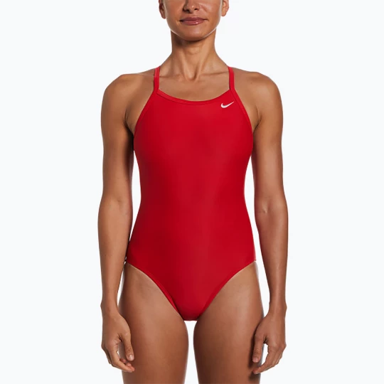 Obrázek produktu Dámské jednodílné plavky Nike Solid Racerback university red