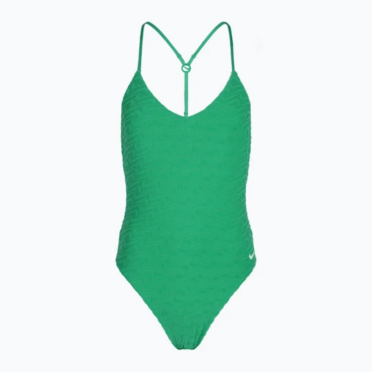 Obrázek produktu Dámské jednodílné plavky Nike Swoosh Link Y-Back stadium green