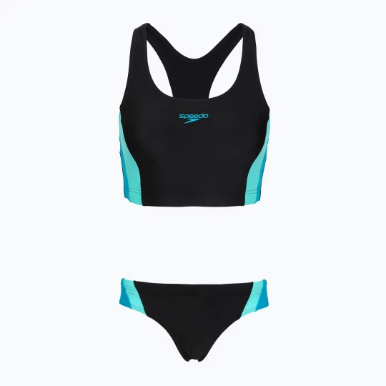 Obrázek produktu Dámské jednodílné plavky Speedo Colourblock Splice 2.0 anthracite / mayanblue