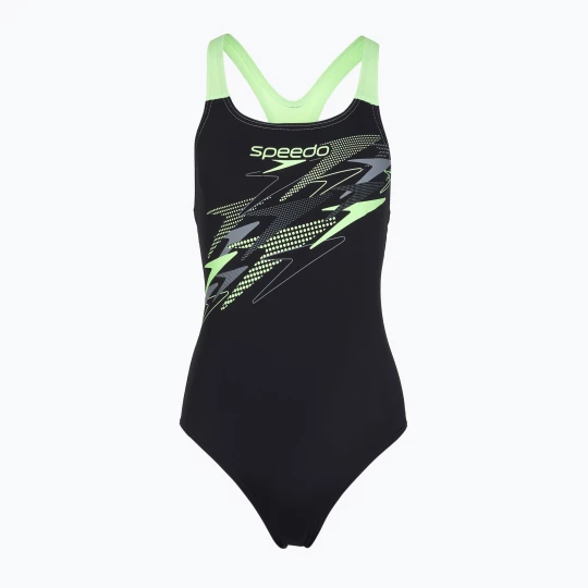 Obrázek produktu Dámské jednodílné plavky Speedo Medley Logo Medalist anthracite / clover Černá