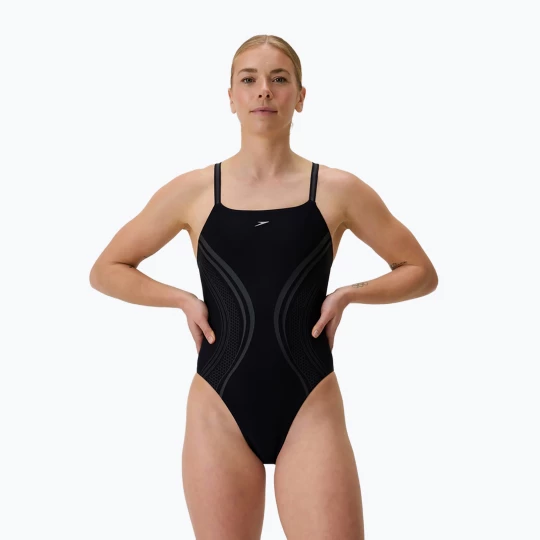 Obrázek produktu Dámské jednodílné plavky Speedo Printed Active Back black