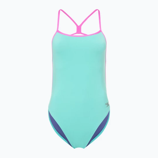 Obrázek produktu Dámské jednodílné plavky Speedo Solid Vback arctic glass Modrá