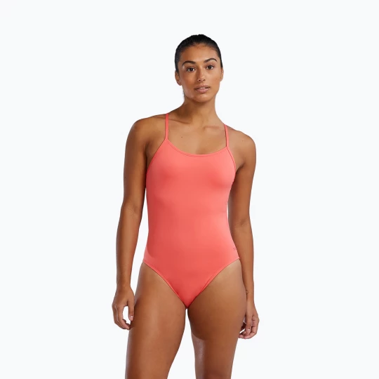 Obrázek produktu Dámské jednodílné plavky TYR Durafast Elite Solid Cutoutfit coral oranžová
