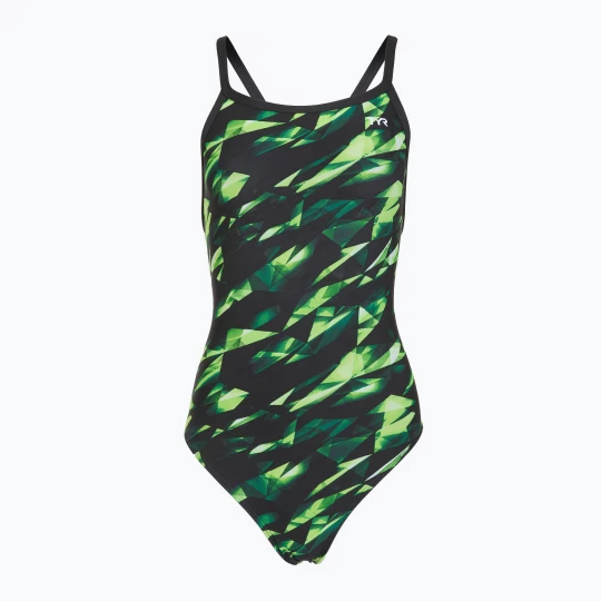 Obrázek produktu Dámské jednodílné plavky TYR Durafast Elite Triadic Diamondfit green