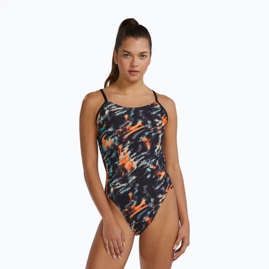 Obrázek produktu Dámské jednodílné plavky Tyr Durafast Elite Validus Cutoutfit orange / aqua / black