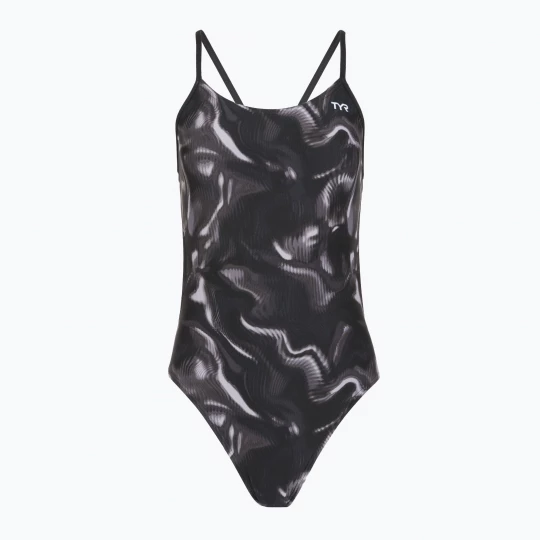 Obrázek produktu Dámské jednodílné plavky TYR Durafast Elite Waveform Cutoutfit titanium šedá