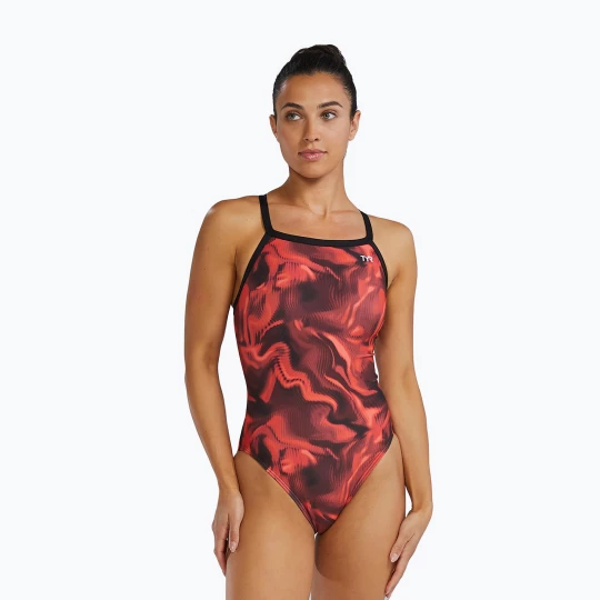 Obrázek produktu Dámské jednodílné plavky Tyr Durafast Elite Waveform Diamondfit red