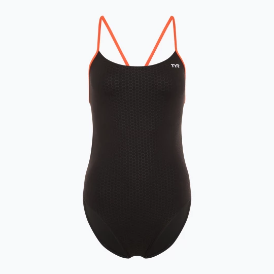 Obrázek produktu Dámské jednodílné plavky TYR Hexa Cutoutfit black / orange