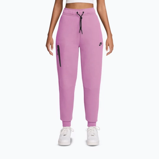 Obrázek produktu Dámské kalhoty Nike Sportswear Tech Fleece Mid-Rise light magenta / black Růžová