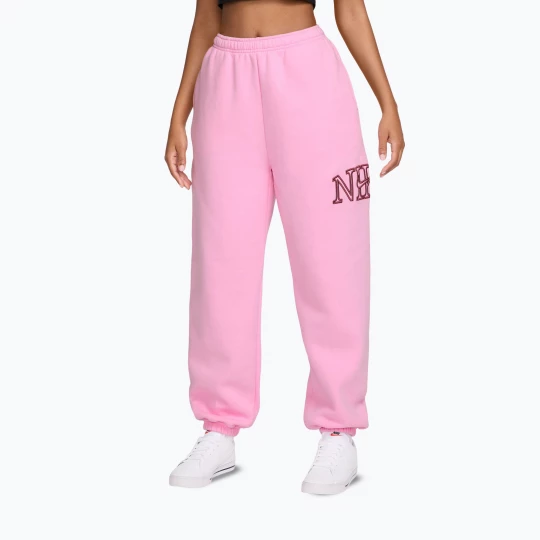 Obrázek produktu Dámské kalhoty Nike Studio Fleece pink rise / pink smoke