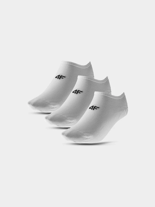 Obrázek produktu Dámské krátké ponožky (3-pack) - bílé 4F