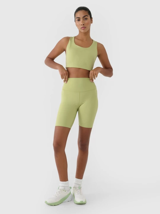 Obrázek produktu Dámské krátké sportovní legíny - zelené 4F