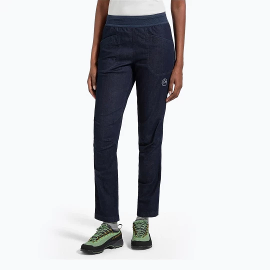 Obrázek produktu Dámské lezecké kalhoty La Sportiva Cave Jeans denim / night sky Námořnická modř