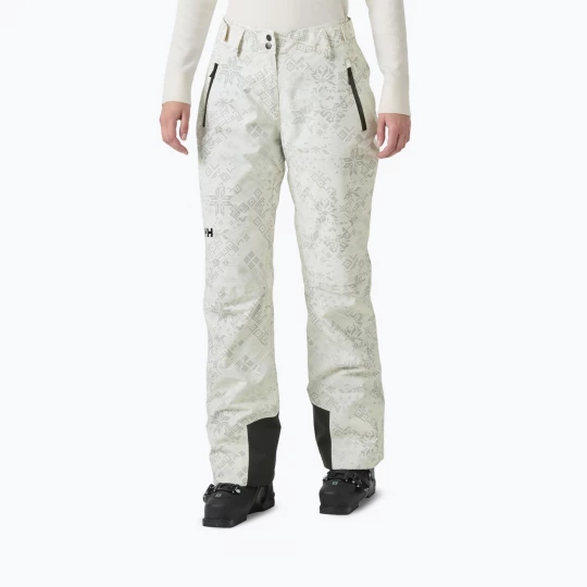 Obrázek produktu Dámské lyžařské kalhoty Helly Hansen Legendary Insulated cream new nordic aop Bílá