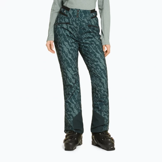 Obrázek produktu Dámské lyžařské kalhoty ZIENER Tilla jungle print Zelená