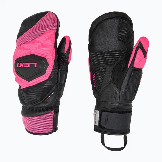 Obrázek produktu Dámské lyžařské rukavice LEKI WCR Venom SL 3D Mitt black / pink