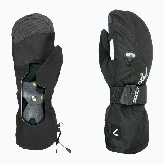 Obrázek produktu Dámské lyžařské rukavice Level Butterfly black