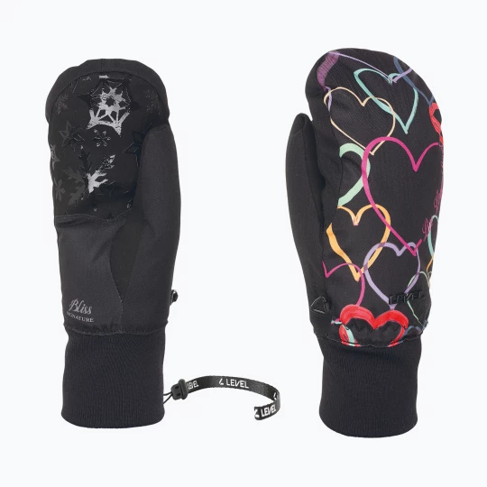 Obrázek produktu Dámské lyžařské rukavice Level Coral Mitt luxury Černá