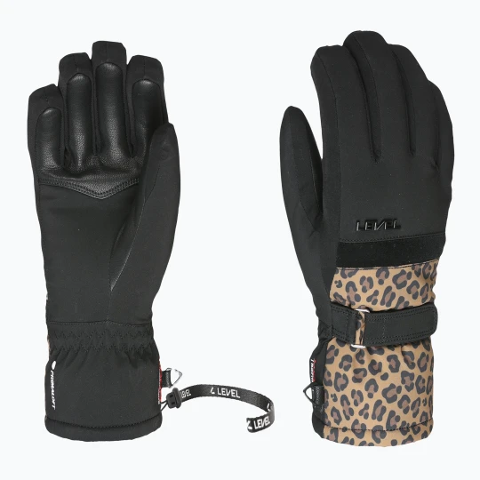 Obrázek produktu Dámské lyžařské rukavice Level Venus camo Černá