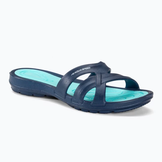 Obrázek produktu Dámské nazouváky AQUA-SPEED Panama tmavě modré / modré