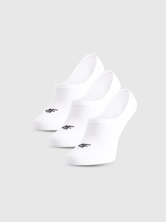Obrázek produktu Dámské ponožky casual stopky (3-pack) - bílé 4F