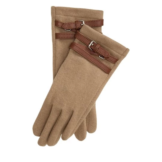 Obrázek produktu Dámské rukavice LAUREN RALPH LAUREN 454P23589002 Tmavě béžová