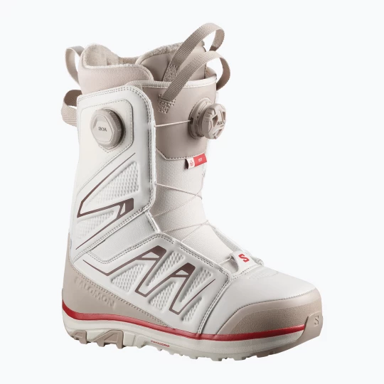Obrázek produktu Dámské snowboardové boty Salomon Ivy Boa SJ Boa W almond milk / white pepper / haute red Béžová