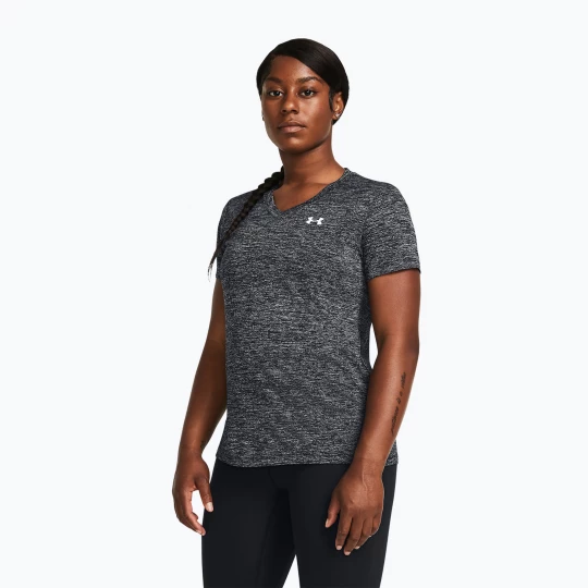 Obrázek produktu Dámské sportovní tričko Under Armour Tech V-Twist black / white