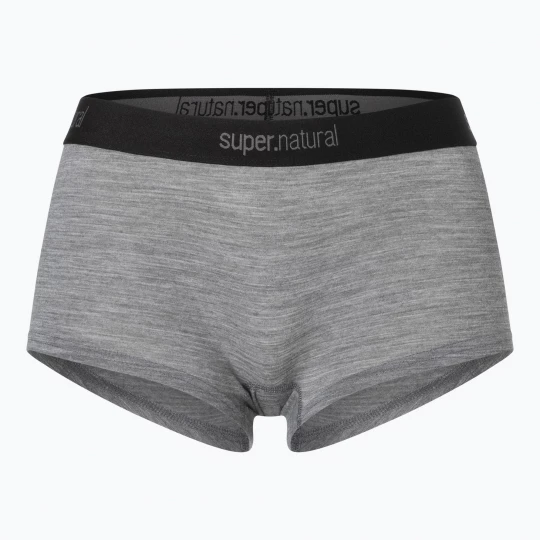 Obrázek produktu Dámské termo boxerky super.natural Tundra 175 Boyfriend Hipster cashmere grey melange