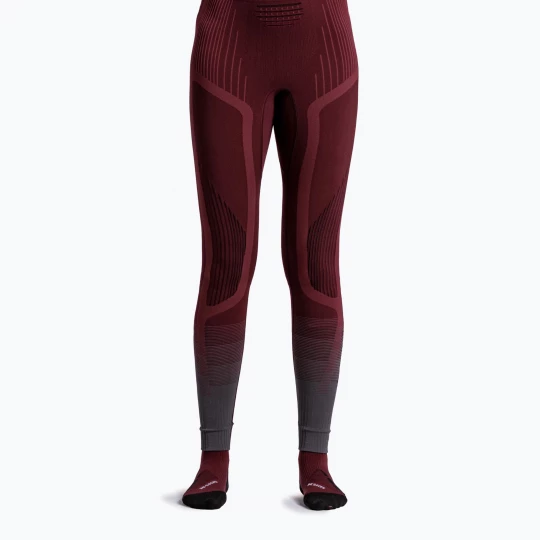 Obrázek produktu Dámské termo kalhoty X-Bionic Invent Graphics oxide red / x black vínová