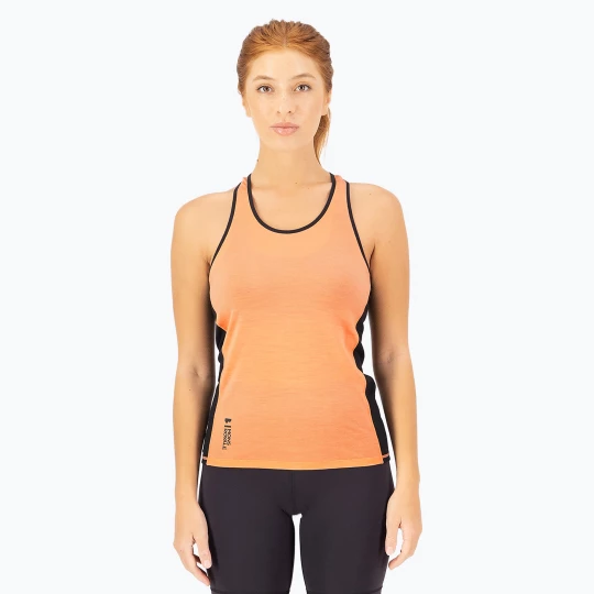 Obrázek produktu Dámské tílko Mons Royale Bella Merino Tank punch / black oranžová