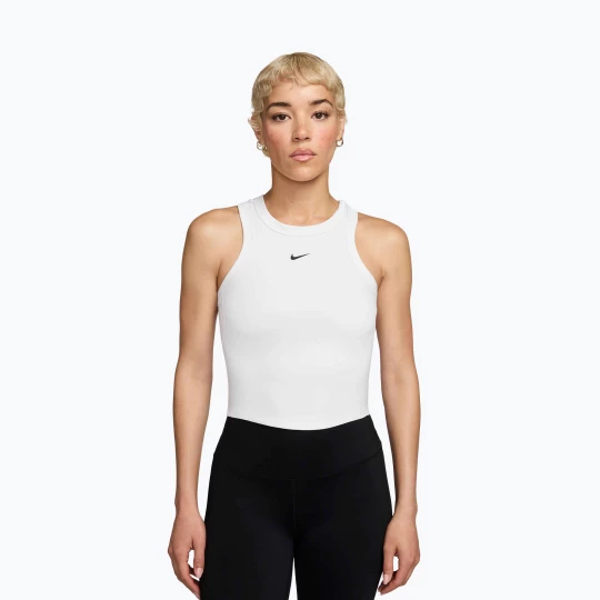 Obrázek produktu Dámské tílko Nike One Fitted Dri-Fit Cropped Tank thunder white / black