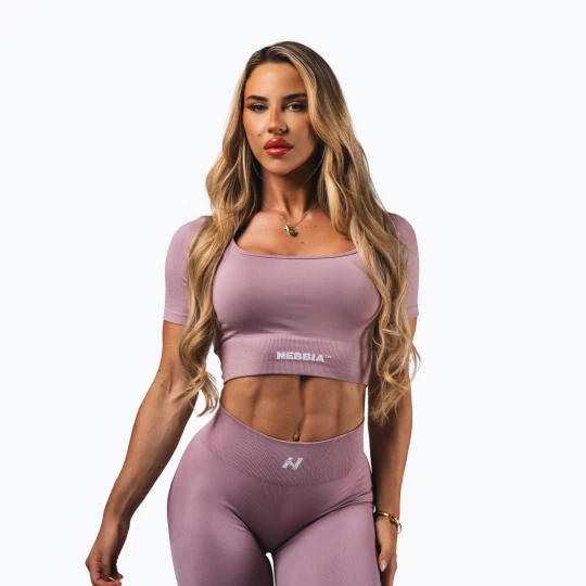 Obrázek produktu Dámské tréninkové tílko NEBBIA Flow Seamless pink