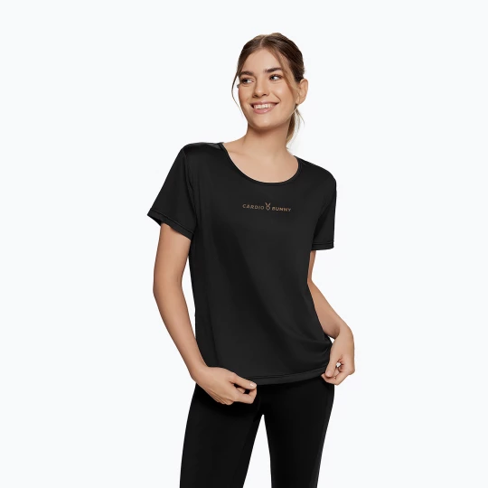 Obrázek produktu Dámské tréninkové tričko Cardio Bunny Fog black