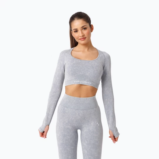 Obrázek produktu Dámské tréninkové tričko Longsleeve Carpatree Yasmine Seamless blue stone wash