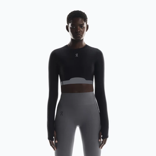 Obrázek produktu Dámské tréninkové tričko Longsleeve On Train Crop black